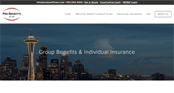Desktop Screenshot of probenefitswa.com